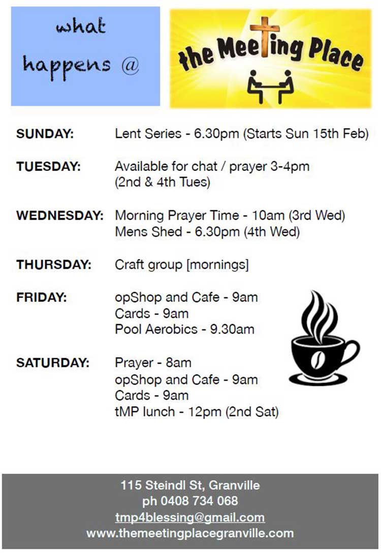 The Meeting Place Granville Happenings The Meeting Place Granville Happenings